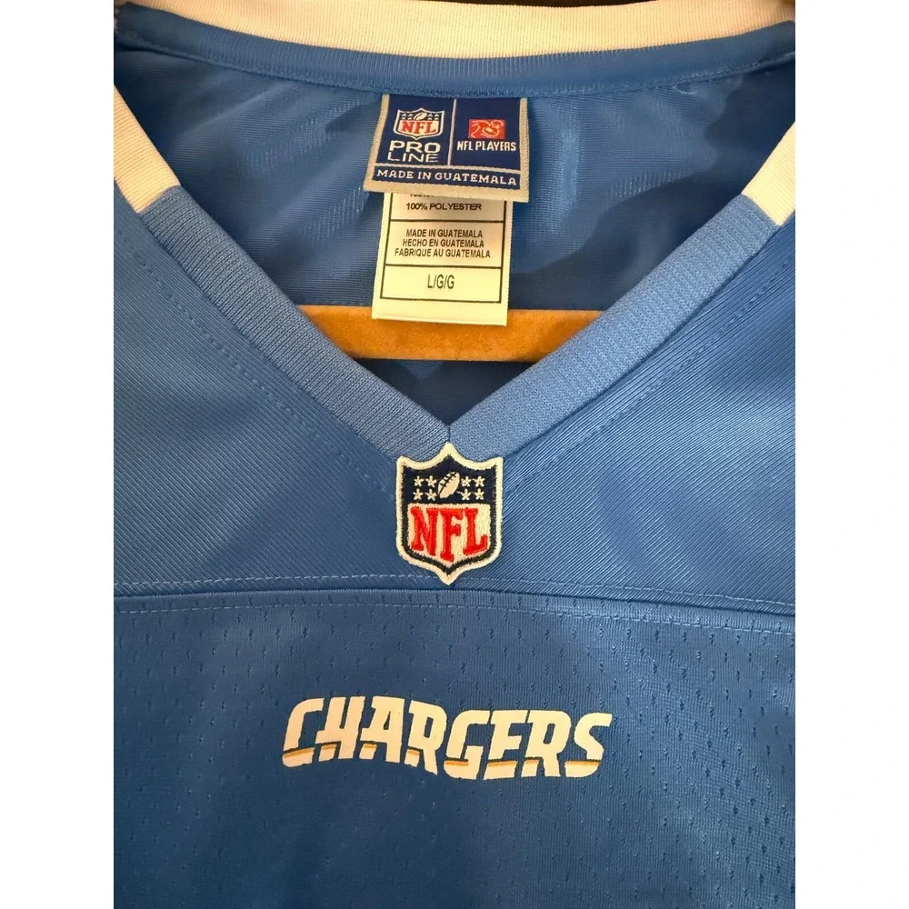 San Diego Chargers NFL Pro Line Womens Jersey (Customizable) Size Large -NWT